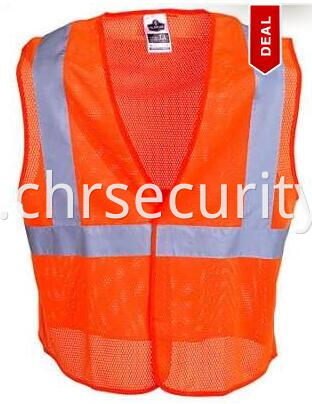 GloWear Orange High Visibility Vest